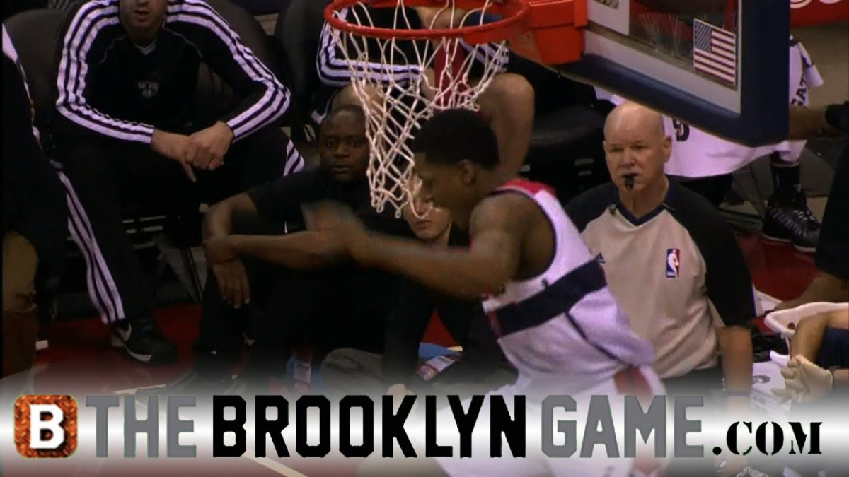 Video: Bradley Beal Detonation Dunk out of nowhere vs. Nets