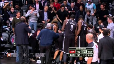 VIDEO: Kevin Garnett Breaks Front-Row Seat