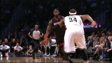 Video: Paul Pierce with a hard foul on LeBron James in preseason