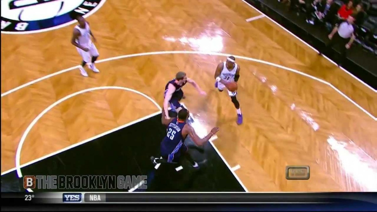 WATCH: Andray Blatche with the dribble-drive and tomahawk slam
