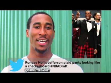 Watch Rondae Hollis-Jefferson Read Tweets About His Draft Night Plaid Pants