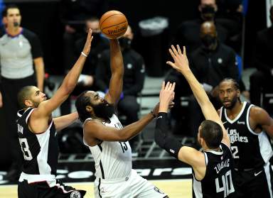 James Harden Nets Clippers