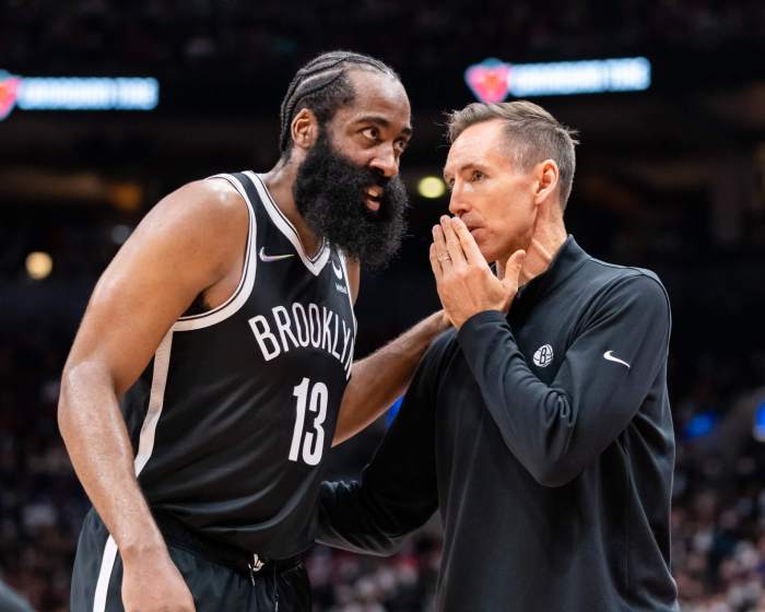 James Harden and Steve Nash