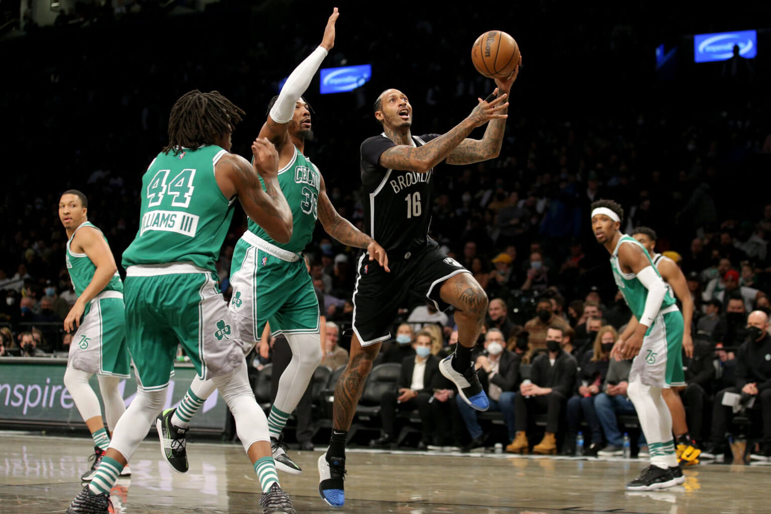 Shorthanded Nets fall to Celtics in brutal loss in final game before