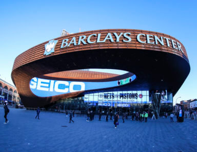 Nets home arena of Barclays Center